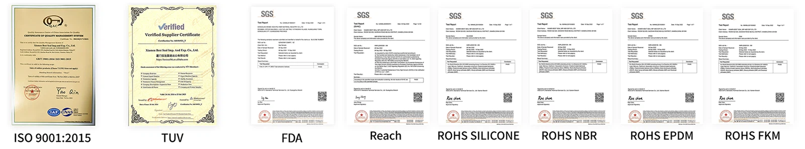 Rubber diaphragm compliance certifications FDA NSF WRAS