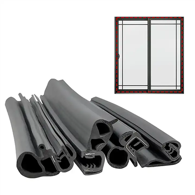 Gummiforseglingslist for tredører